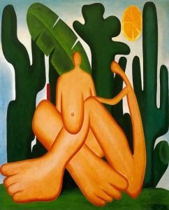 Artist: Tarsila do Amaral (Brazil) Tittle: Antropofagia
